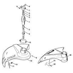 Stihl FE55 Bearing Housing