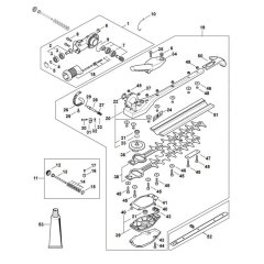 Angle Drive Assembly for Stihl FH 145