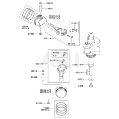 Piston/Crankshaft for FH641V