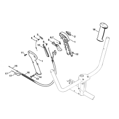 Control Handle for Stihl FS220