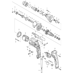 Makita FS2300 Screwgun Assembly
