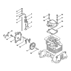 Stihl Valve Timing Gear