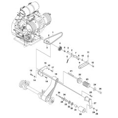 Belt Assembly for Husqvarna FS3500
