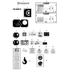 Decals for Husqvarna FS3500