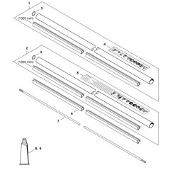 Drive Tube Assembly for Stihl FS 361C