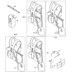 Harness Assembly for Stihl FS 361C