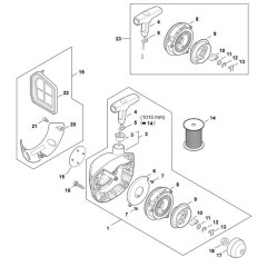 Rewind Starter for Stihl FS 411C