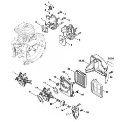 Spacer Flange & Air Filter