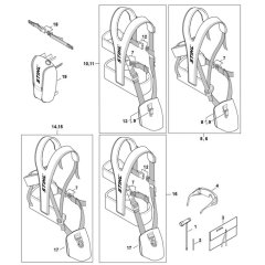 Harness Assembly for Stihl FS 561C