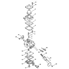 Stihl FS70 Carburetor Assembly