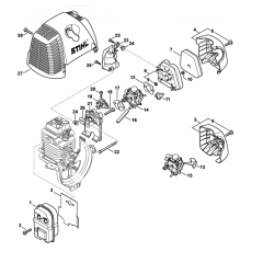 FS87 Muffler Air Filter