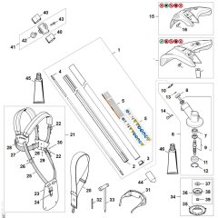 Stihl FSA 120 Parts