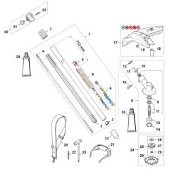 Stihl FSA 120 R Parts