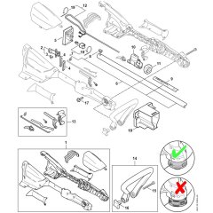 Handle Housing for Stihl FSA 57