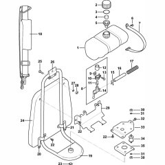 Fuel Tank & Backplate for FR3001