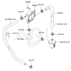 Fuel Tank & Valve for FX600V