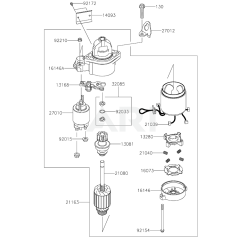 Starter for Kawasaki FX730V