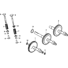 Camshaft Assembly for Honda G100K2