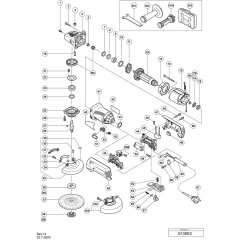 Main Assembly for Hikoki G13SE2
