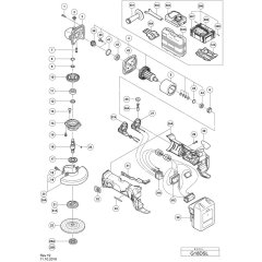 Hikoki G18DSL Main Assembly