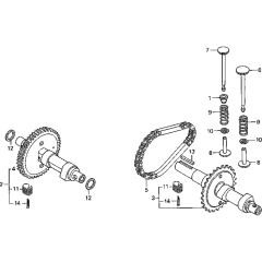 Camshaft Assembly Honda G200K1