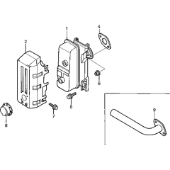 Muffler Assembly for Honda G200K1
