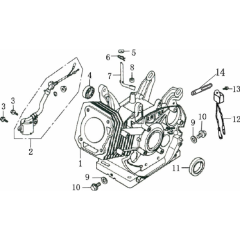 Crankcase Assembly for Loncin