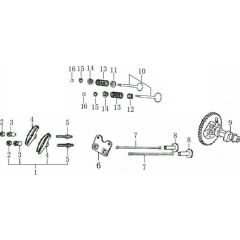 Camshaft Assembly for Loncin G270FD