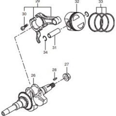 Piston Assembly for Makita