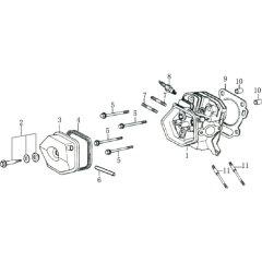 Cylinder Head Assembly Loncin