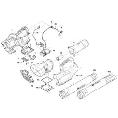 Cordless Blower Assembly