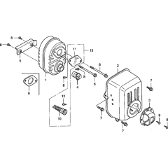 Muffler Assembly for Honda GC160A