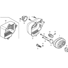 Muffler Assembly for Honda GCV135E