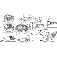 Flywheel Assembly for Honda GCV160E