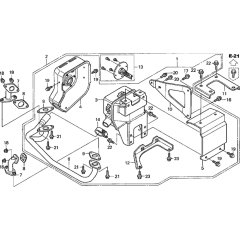 Muffler Assembly for Honda GCV530