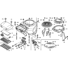 Fan Cover for Honda GCV530U