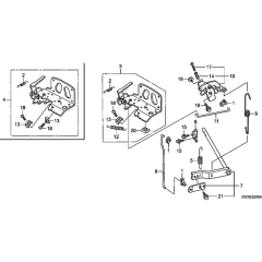 Control Assembly for Honda GCV530U