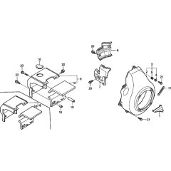 Fan Cover Assembly for Honda GD321