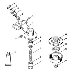 Gear Head Assembly for Stihl FR130T