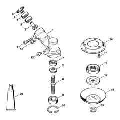 Gear Head Assembly for Stihl FR145