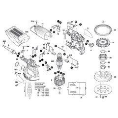 Bosch GEX 125-1 AE Sander Assembly