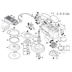 Bosch GEX 150 AC Sander Assembly