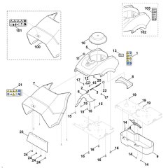 Stihl GH 460.0 Shredder Housing