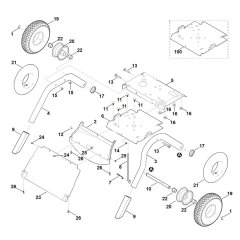 Chassis for Stihl GH 460.0