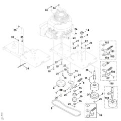 Drive for Stihl GH 460.0 C
