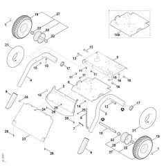 Chassis for Stihl GH 460.0 C