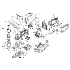 Hedgecutter Assembly for Bosch GHE 70 R