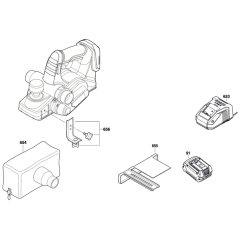 Planer Assembly for Bosch
