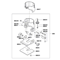 Palm Router Assembly