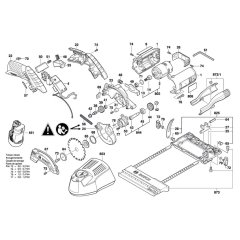 Circular Saw Assembly for Bosch